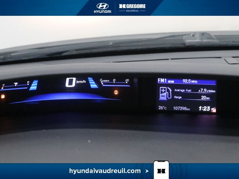 Honda Civic YA888 | LX 4 portes, boîte automatique 2013 Gris Laval - photo #25