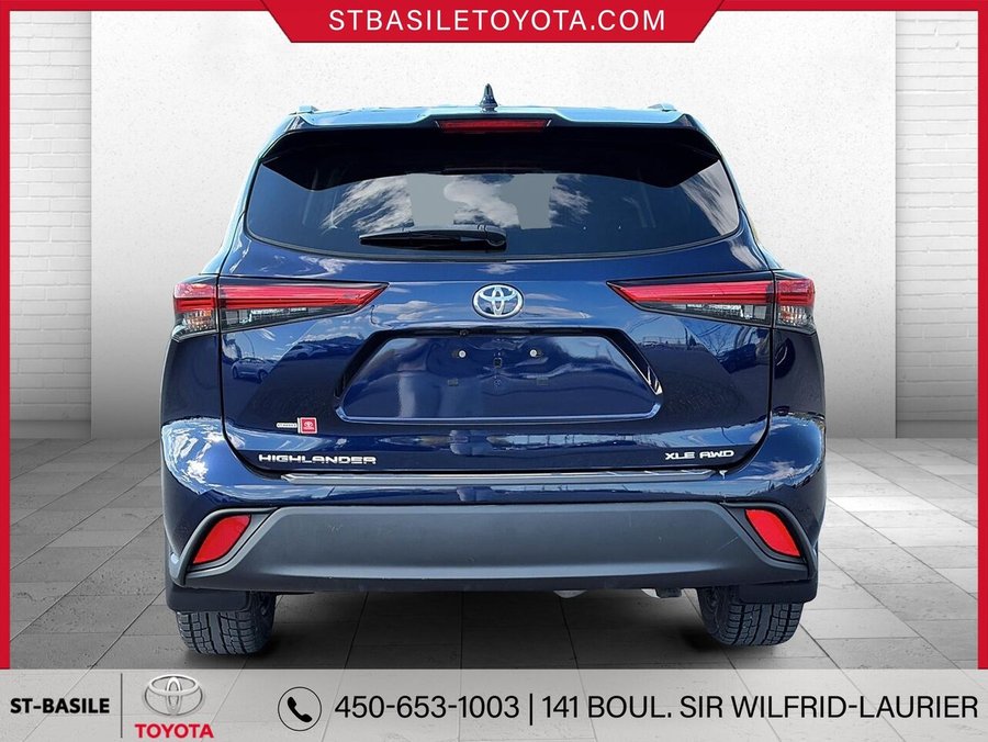 TOYOTA HIGHLANDER 2022 2022 Bleu heliographique