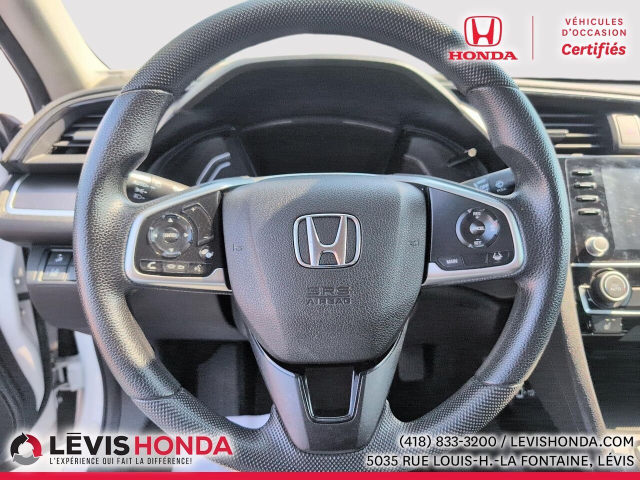 Honda Civic LX LX BM 2019 Blanc Lévis - photo #20