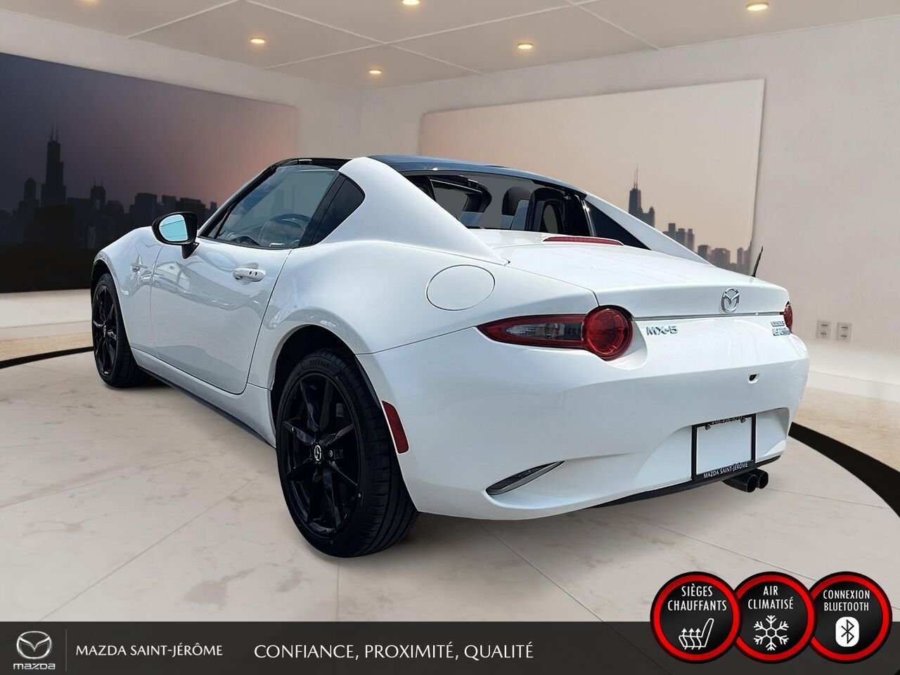 Mazda MX-5 RF 2023 Blanc Saint-Jérôme - photo #9