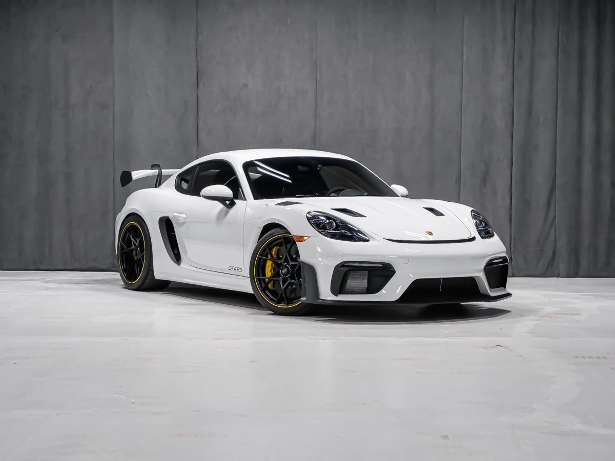 Porsche 718 Cayman GT4 RS 2025 Blanc Montréal - photo #1