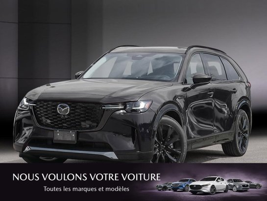 Mazda CX-90 hybride léger 2026 2026 Noir de jais mica