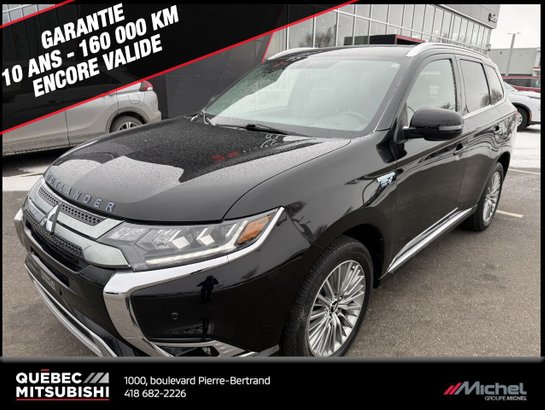2021 Mitsubishi Outlander Plug-In Hybrid SEL S-AWC, Hybride, Entrée sans clef, Jamais accidenté Black