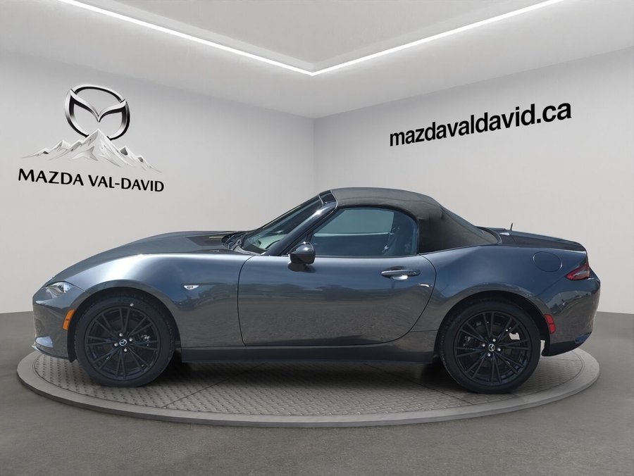 Mazda MX-5 GS BM, NAVIGATION, CAMÉRA DE RECUL, DÉCAPOTABLE 2024 Gris