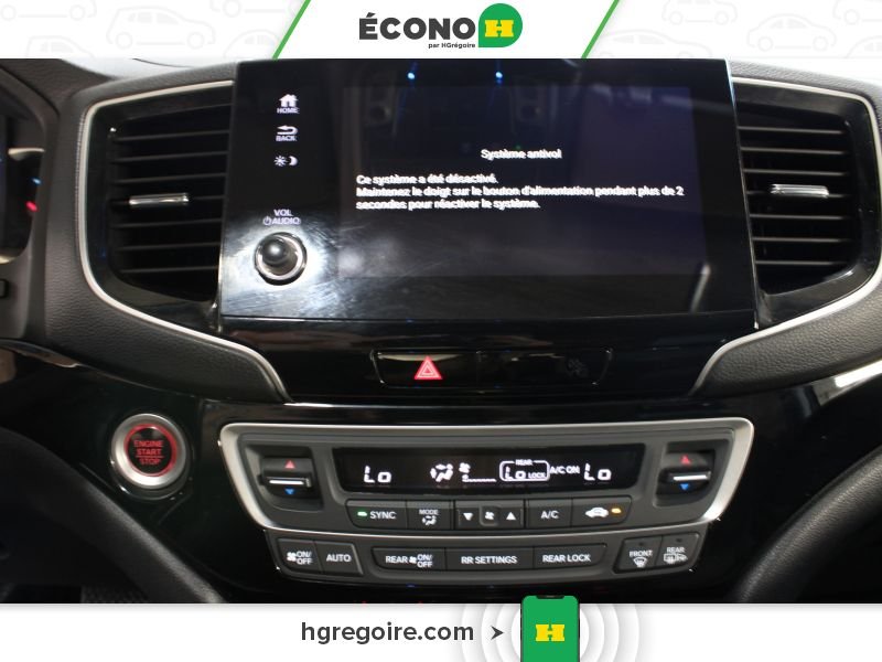 Honda Pilot R3693A | TOURING CUIR TOIT CAMERA BLUETOOTH SIEGES CHAUFFAN 2019 Noir Laval - photo #18