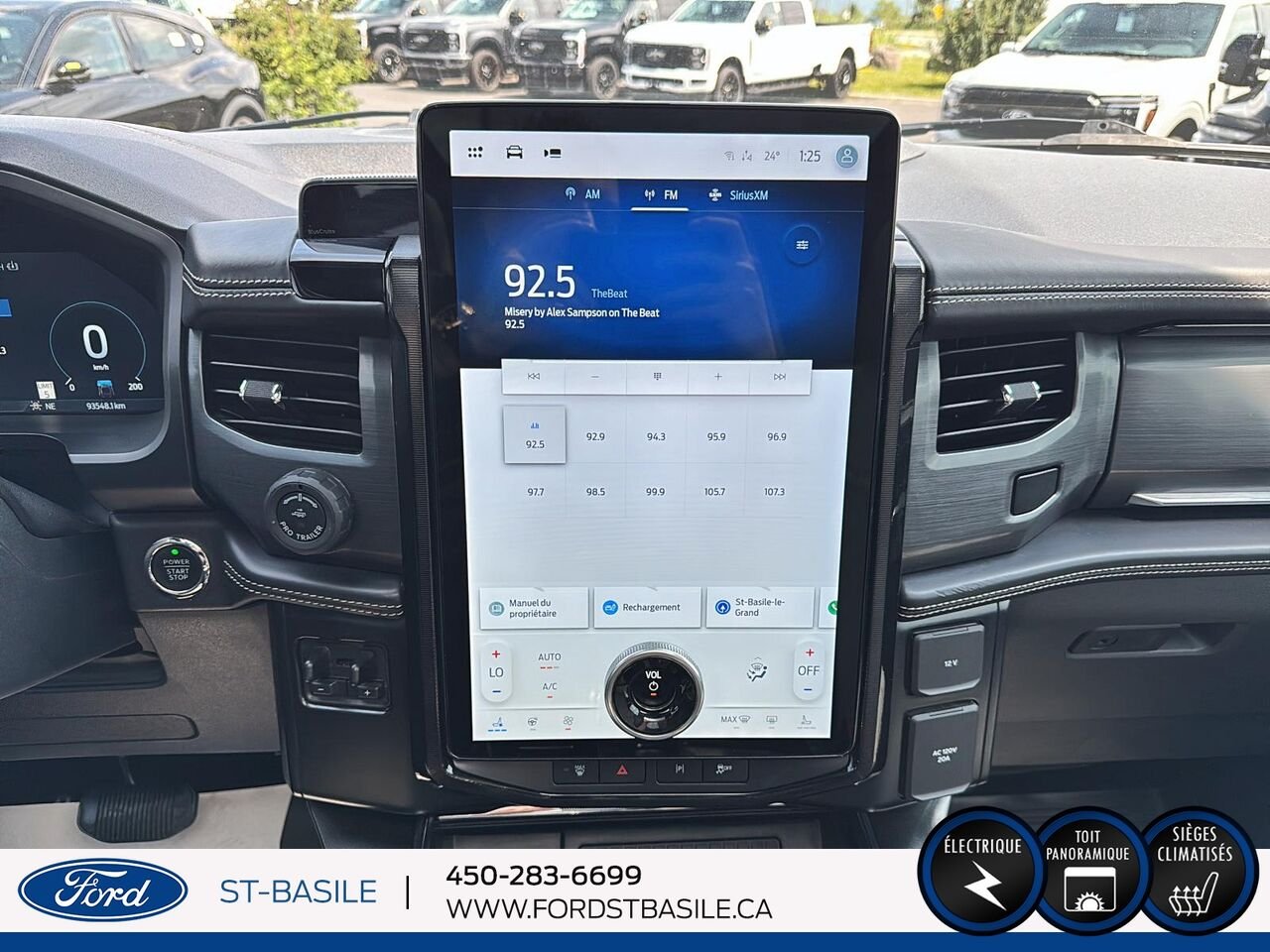 2023 Ford F-150 Lightning Silver Saint-Basile-le-Grand - photo #24