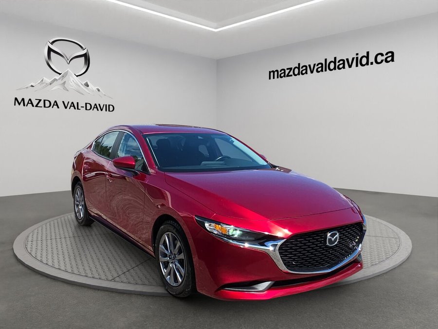 Mazda Mazda3 GS TI i-ACTIV BA, commande audio au volant, cruise control, volant chauffant 2022 Rouge