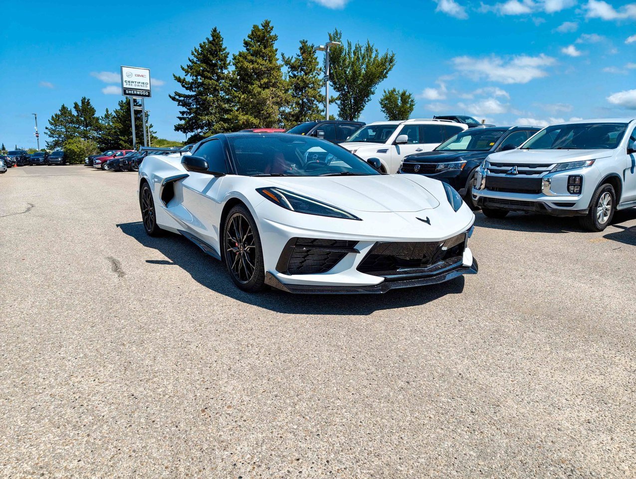 2025 Chevrolet Corvette 2dr Stingray Conv w/1LT White Sherwood Park - photo #2