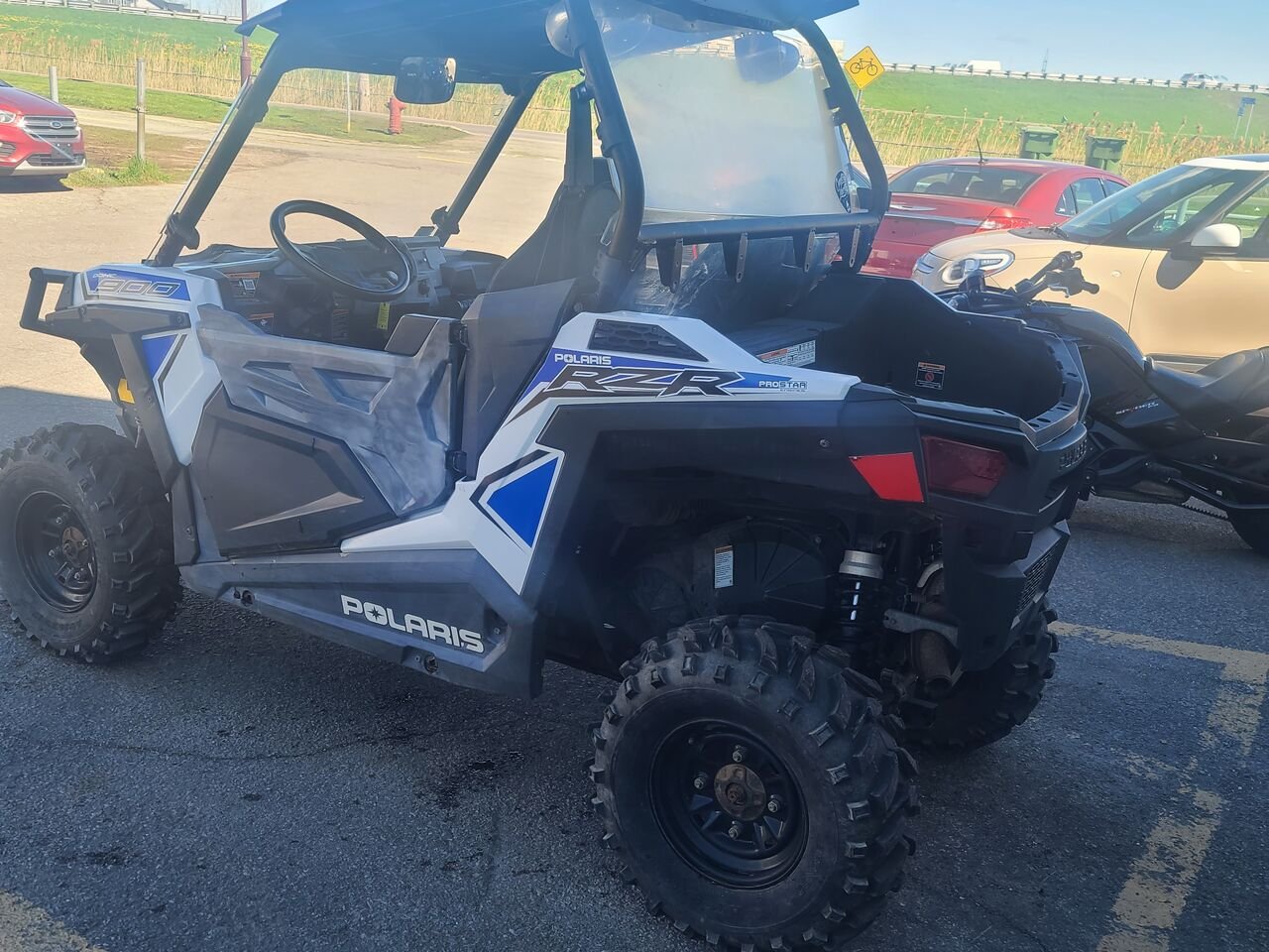 2018 polaris rzr Blue  - photo #4