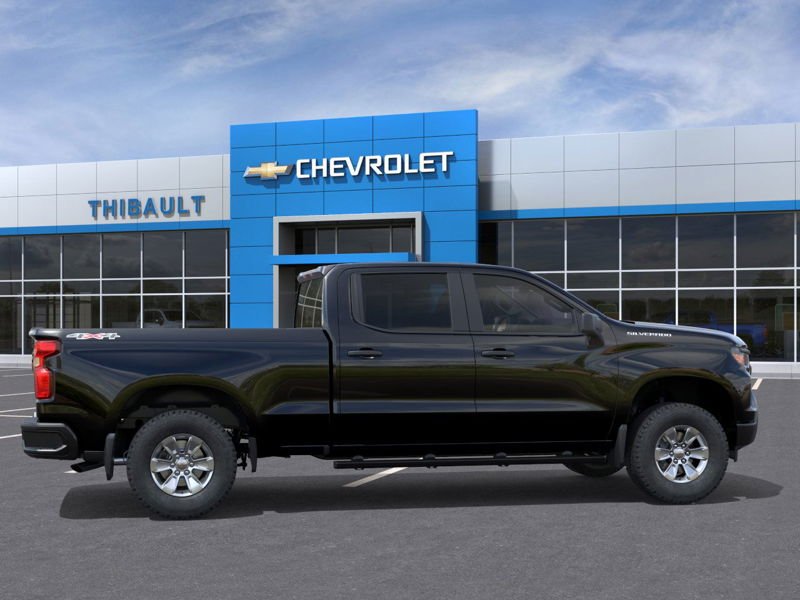 CHEVROLET SILVERADO 1500 WT cabine multiplace 4RM 157 po 2026 Noir
