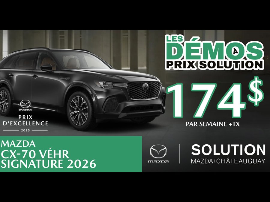 2026 MAZDA CX-70 MHEV 2026 Jet Black Mica