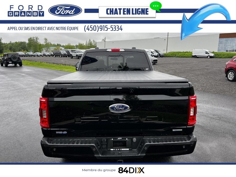 Ford F-150 XLT cabine SuperCrew 4RM caisse de 6,5 pi 2023 Noir