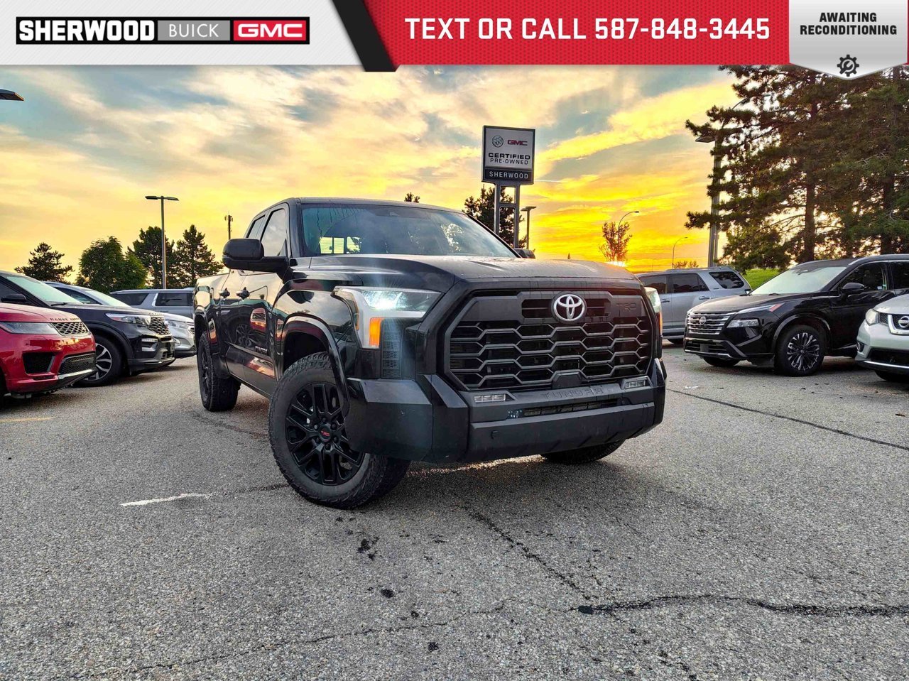 2024 Toyota Tundra 4x4 Double Cab SR Black Sherwood Park - photo #0