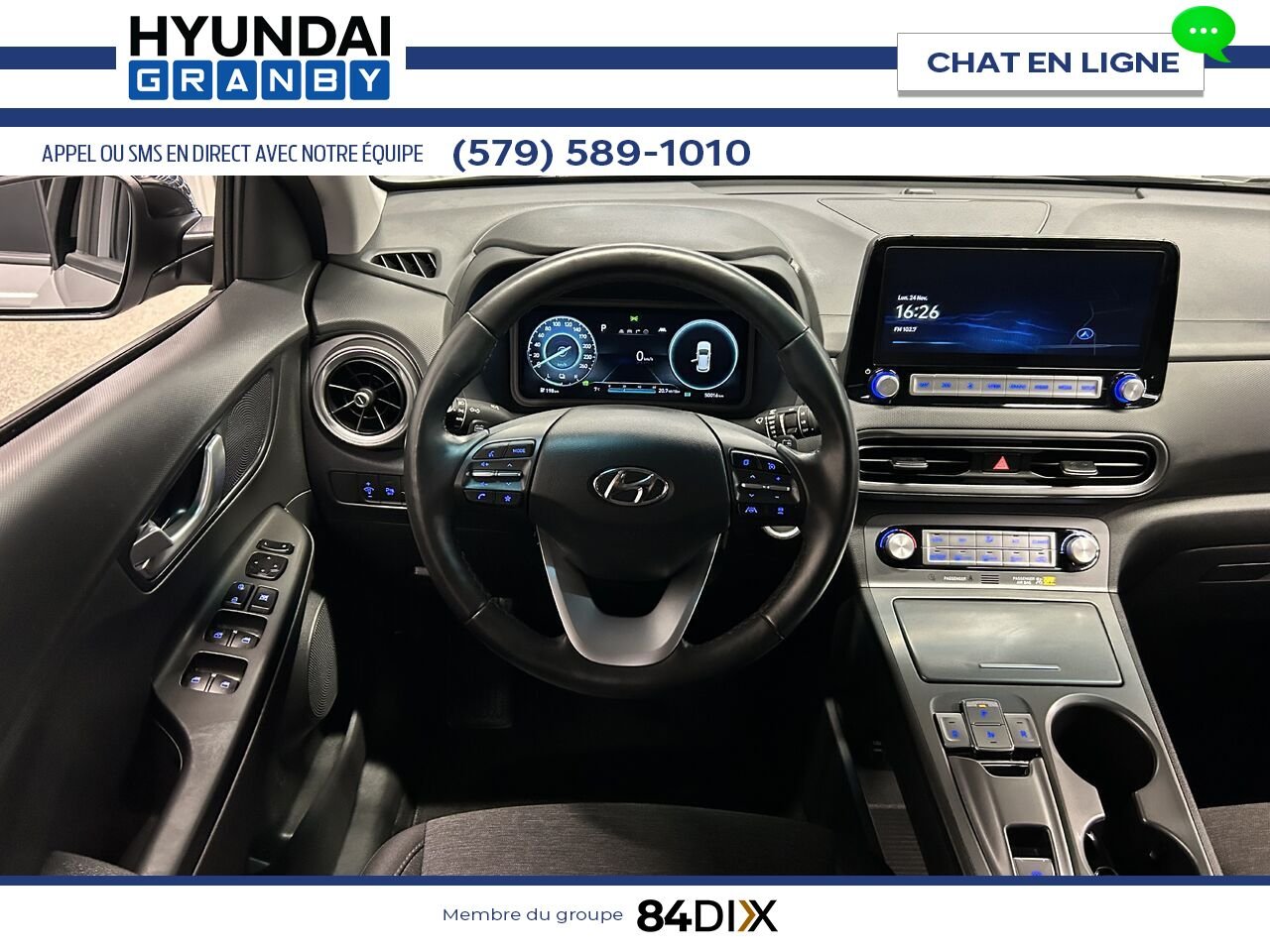 Hyundai Kona électrique 2023 Gris Granby - photo #14