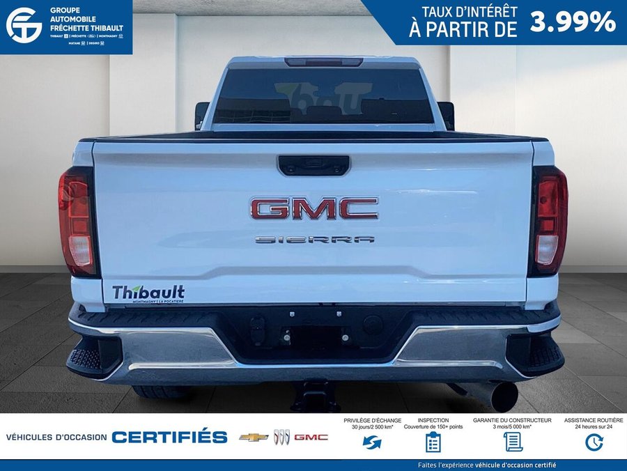 GMC SIERRA 2500HD Pro cabine multiplace 4RM 172 po 2024 Blanc