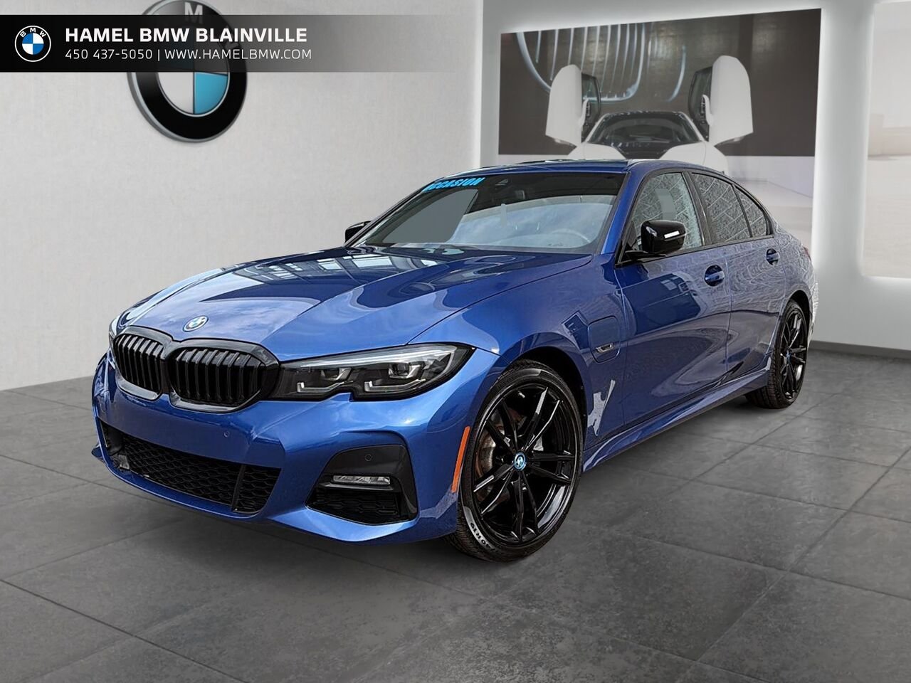 2022 BMW 3 Series 330e xDrive hybride rechargeable Blue Blainville - photo #0