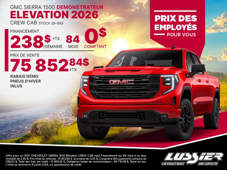 GMC Sierra Elevation 2026