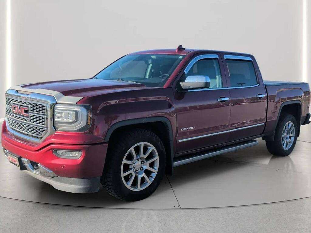 Red 2018 GMC Sierra 1500 Pickup Truck Four-Wheel Drive Automatic