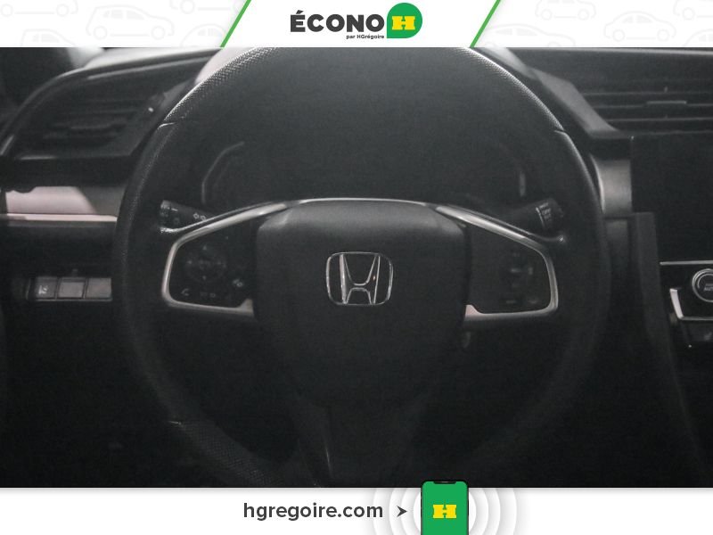 Honda Civic 730207 | LX AUTO GR ÉLEC A/C BLUETOOTH CAMÉRA MAGS 2018 Noir Laval - photo #11