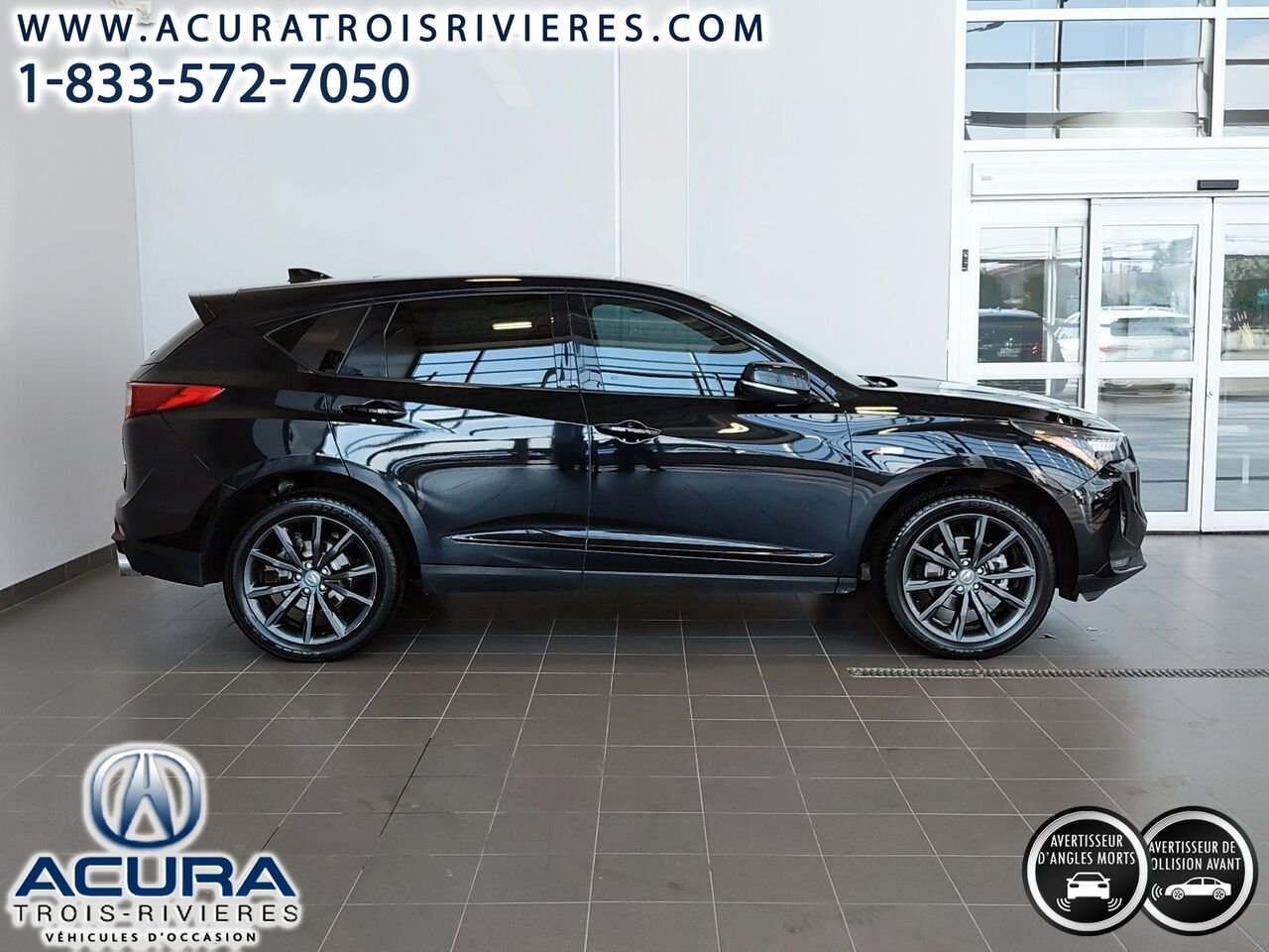 Acura RDX A-Spec sh-awd, toit pano, lumières DEL 2025 Noir Trois-Rivières - photo #3