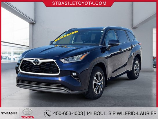 TOYOTA HIGHLANDER 2022 2022 Bleu heliographique