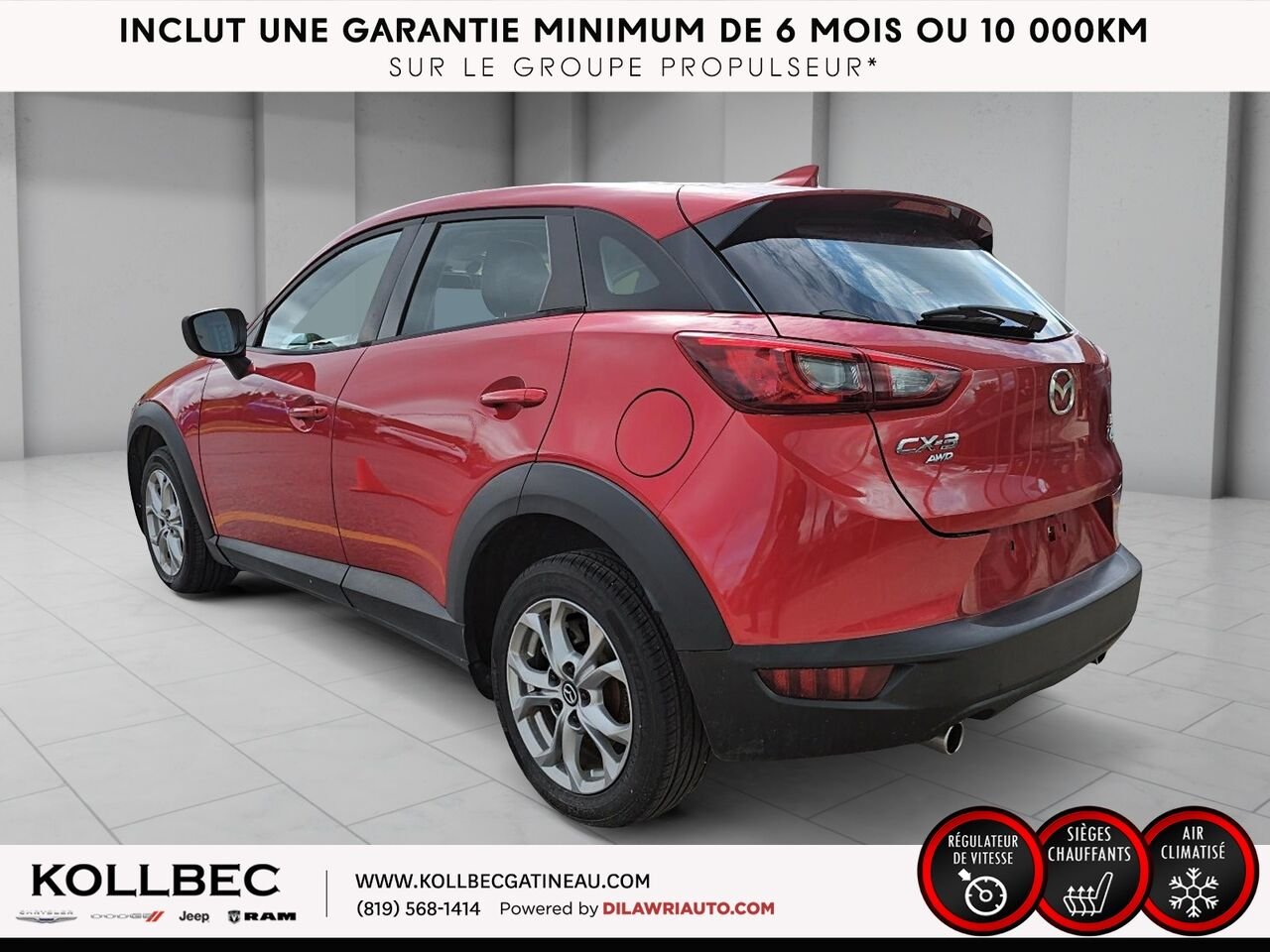 2016 MAZDA CX-3 GS FWD Red Ottawa & Gatineau - photo #17