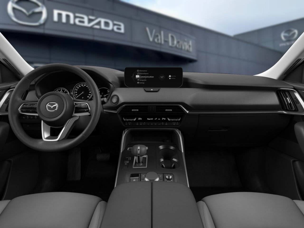 Mazda CX-70 hybride léger GS-L TI 2026 Noir de jais mica Val-David - photo #2