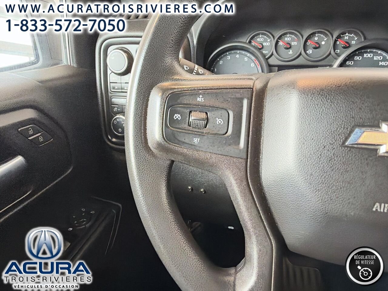 Chevrolet Silverado 1500 CUSTOM BOITE COURTE 2020 Blanc Trois-Rivières - photo #22