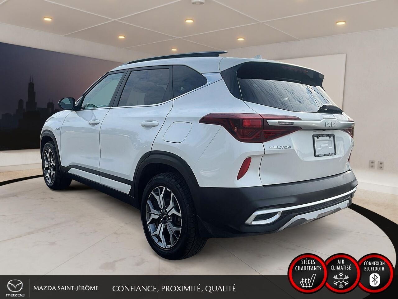 Kia Seltos 2023 Blanc Saint-Jérôme - photo #8