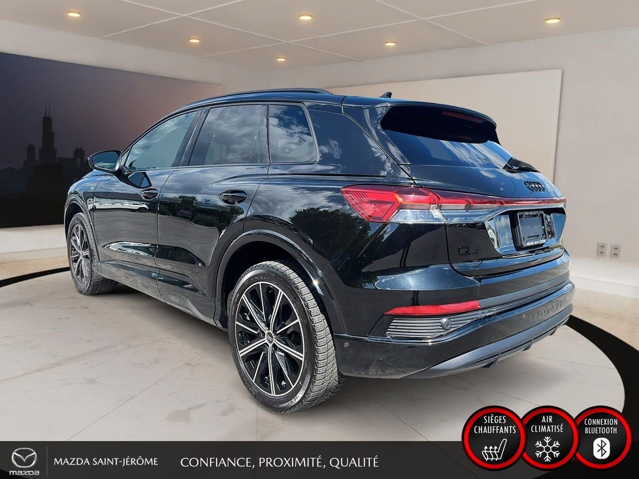 Audi Q4 e-tron 2024 Noir Saint-Jérôme - photo #9