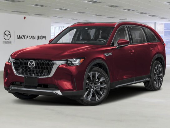 MAZDA CX-90 hybride rechargeable GT TI 2026 Rouge artisanal cristal métallisé