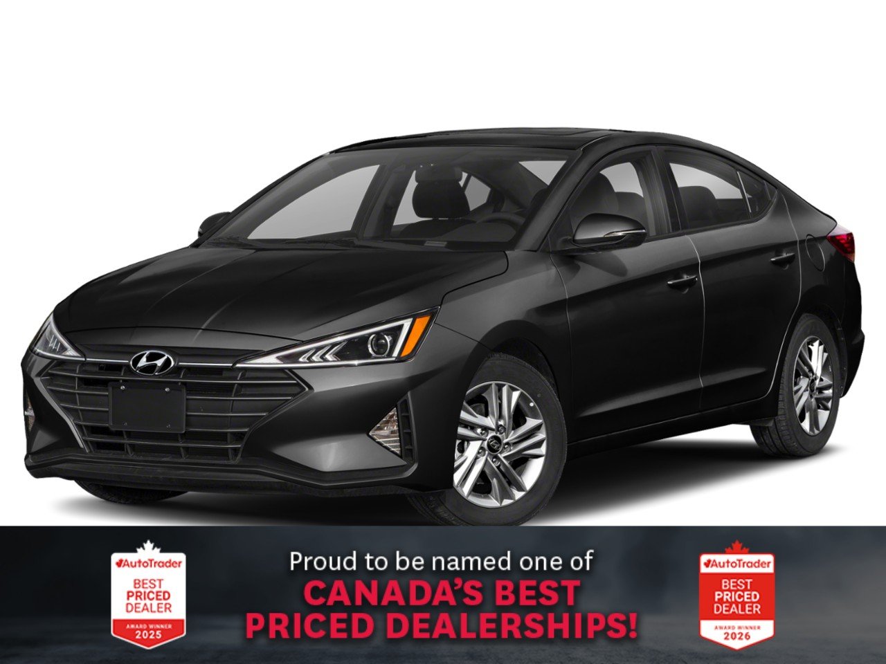 Hyundai Elantra Preferred w/Sun & Safety Package IVT 2020 Black Ottawa & Gatineau - photo #0