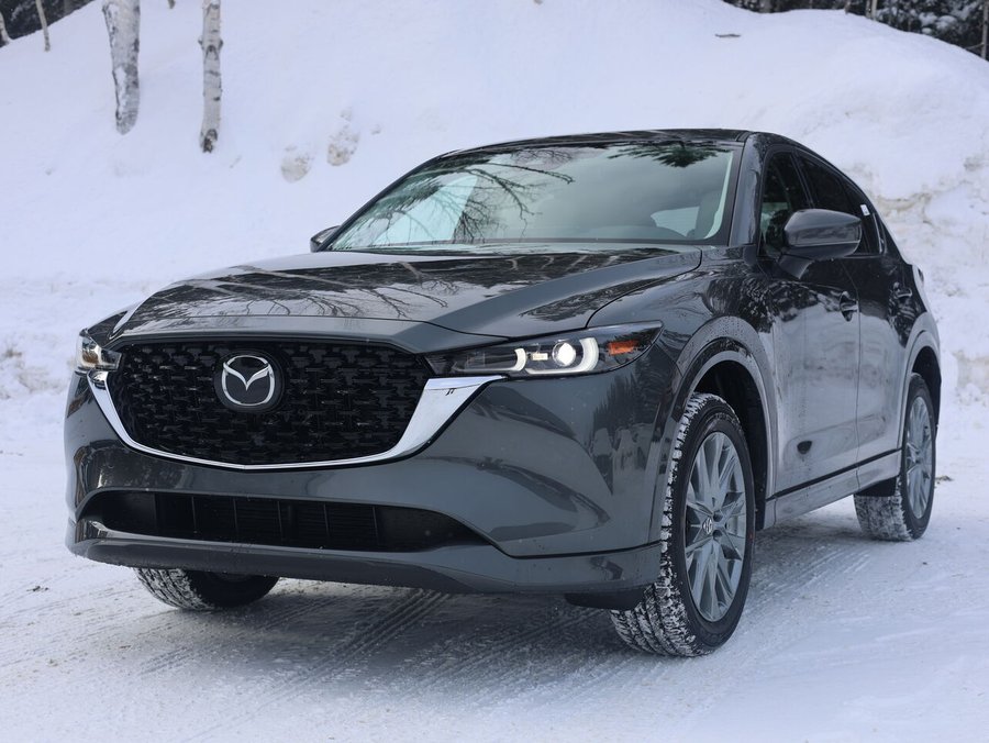2025 Mazda CX-5 Gs, awd, Toit ouvrant, volant et rétroviseurs chauffants, hayon électrique Polymetal Metallic