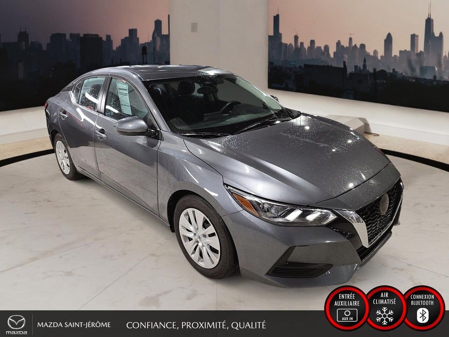 Nissan Sentra S Plus | AUTOMATIQUE | A/C | 2022 Gris