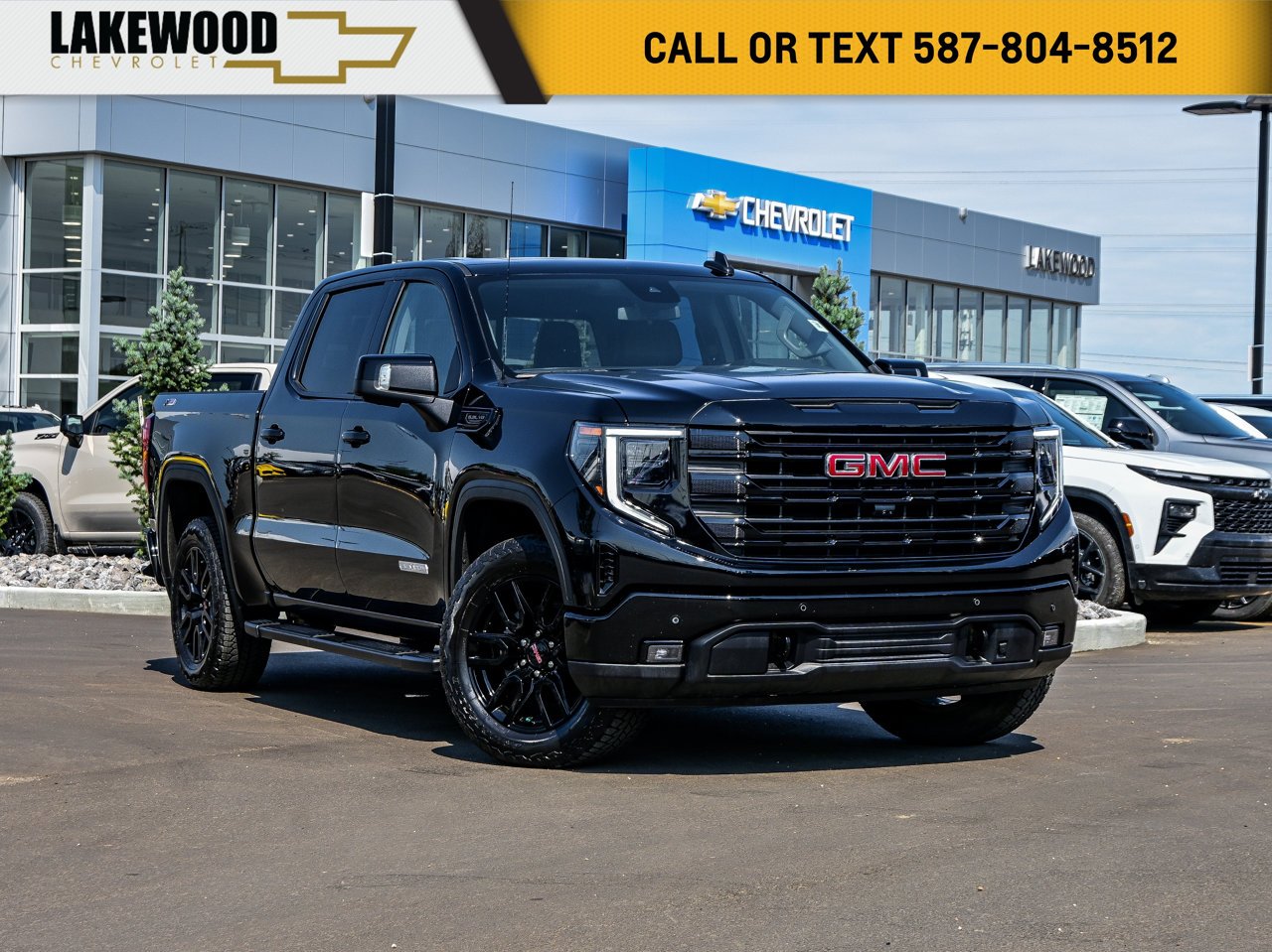 2025 GMC Sierra 1500 4WD Crew Cab 147 Elevation Black Sherwood Park - photo #0