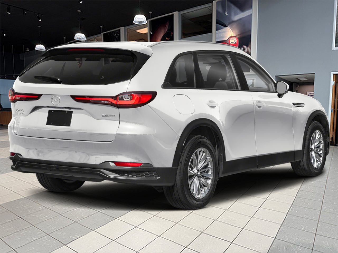 2026 MAZDA CX-90 PHEV Rhodium White Metallic Notre-Dame-des-Prairies - photo #2