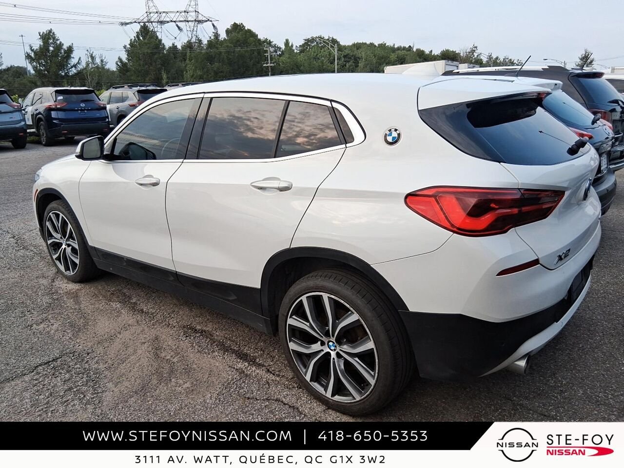 BMW X2 xdrive 28i coupé 2020 Blanc Ste-Foy - photo #1