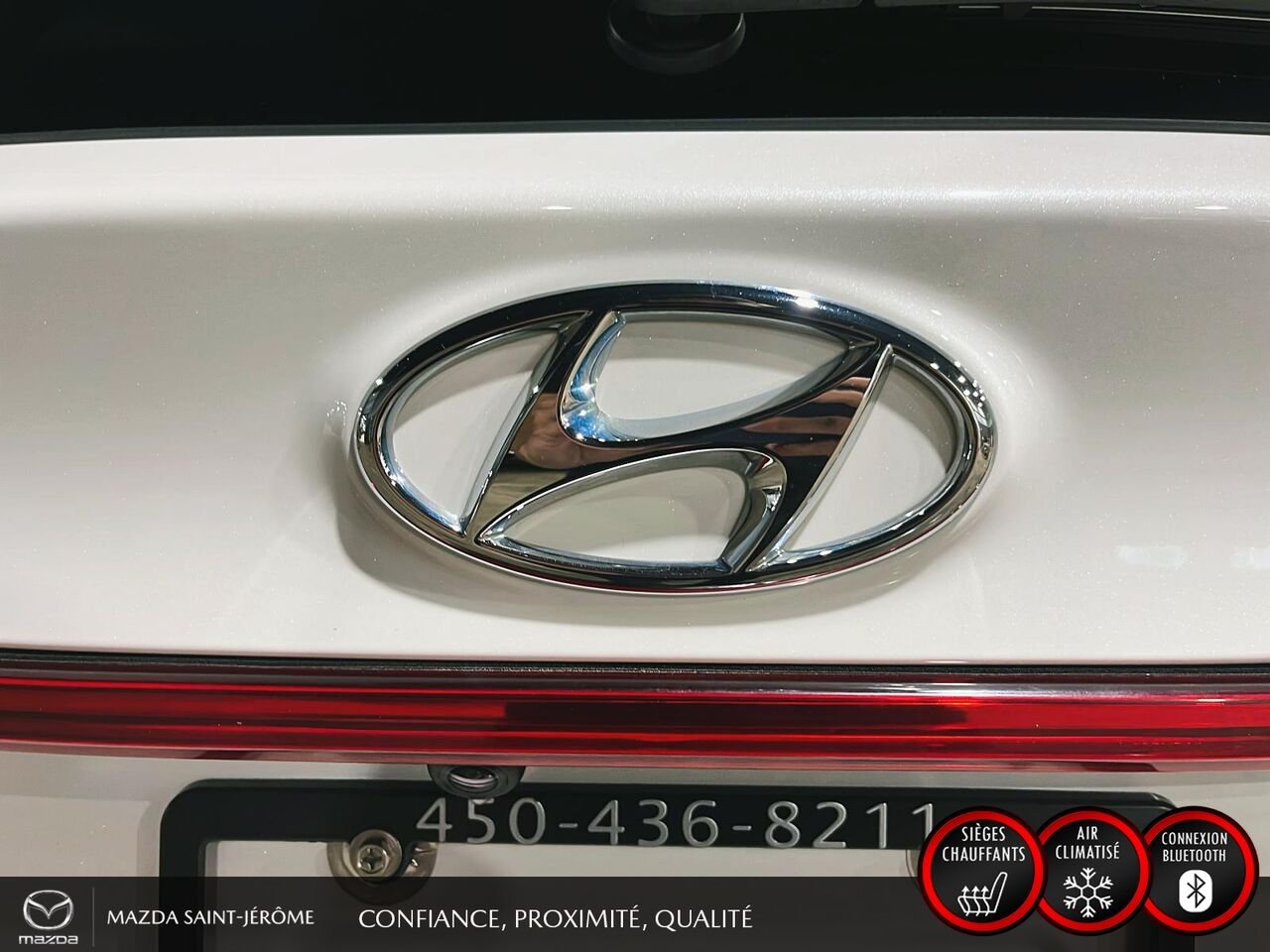 2022 Hyundai Santa Fe Hybrid TOIT PANORAMIQUE | CUIR | AWD | White Saint-Jérôme - photo #7