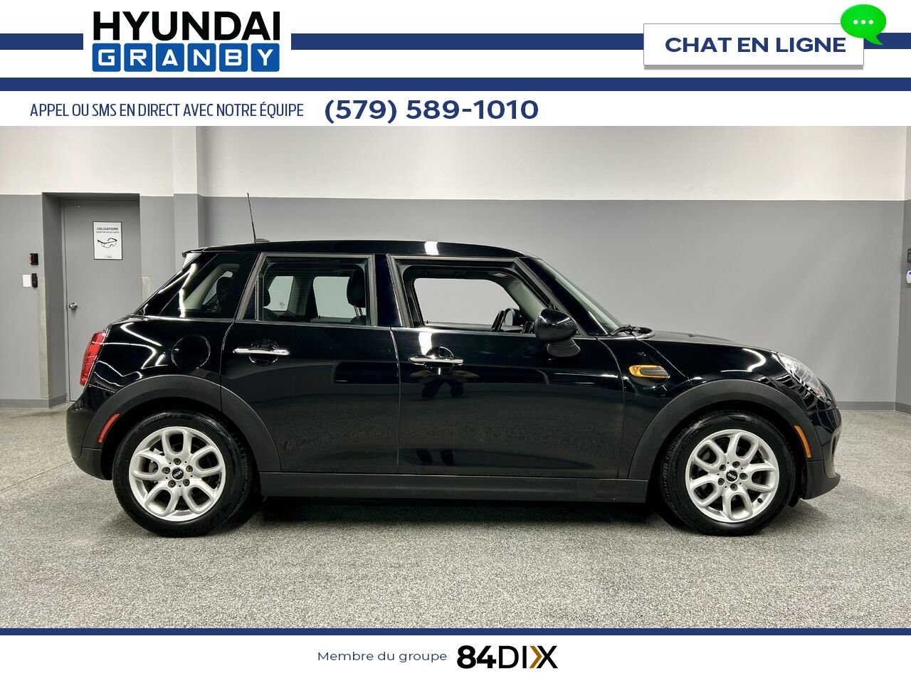 MINI Cooper toit rigide 5 portes 2016 Noir Granby - photo #7