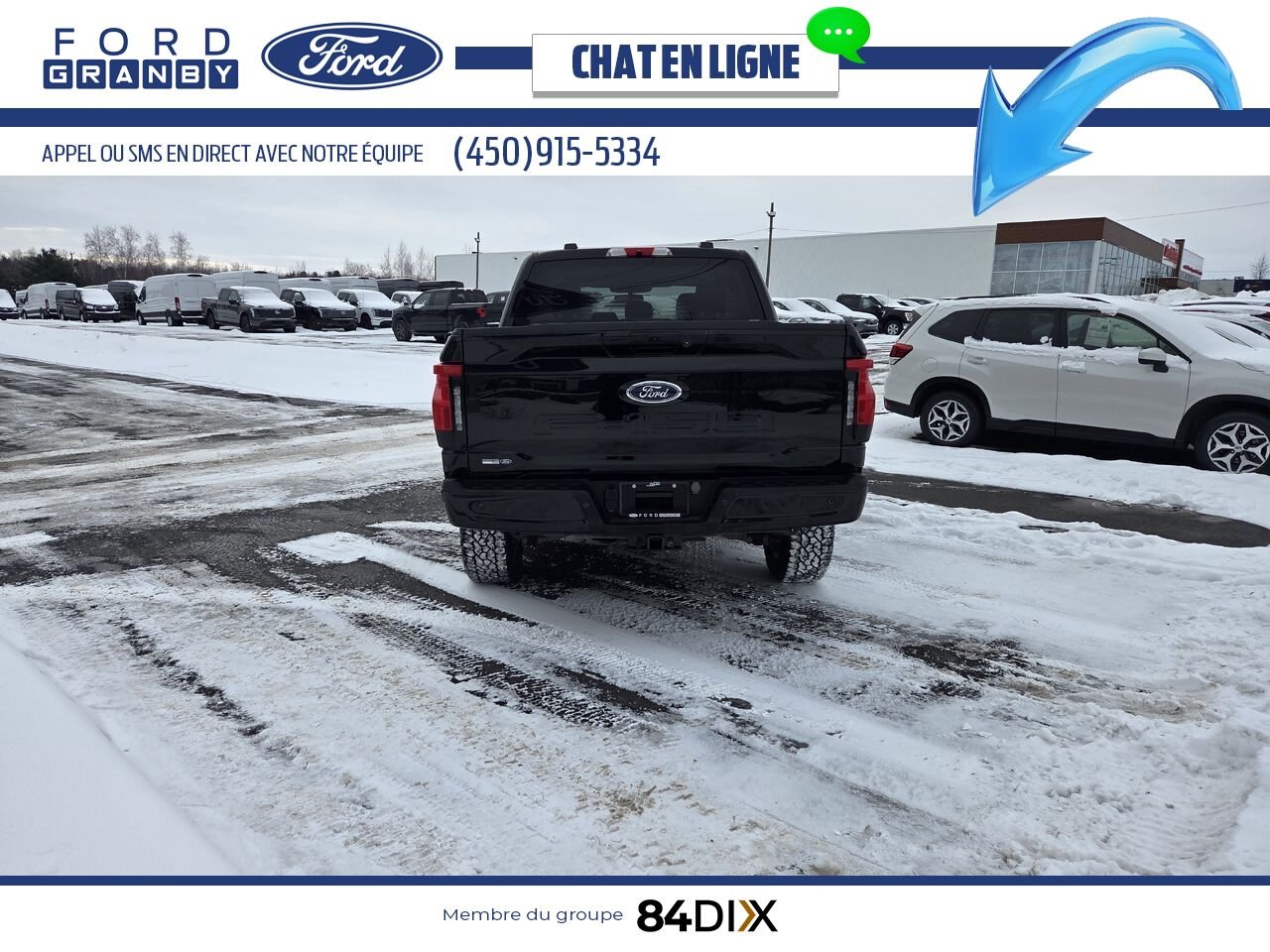 Ford F-150 Lightning 2023 Noir Granby - photo #5