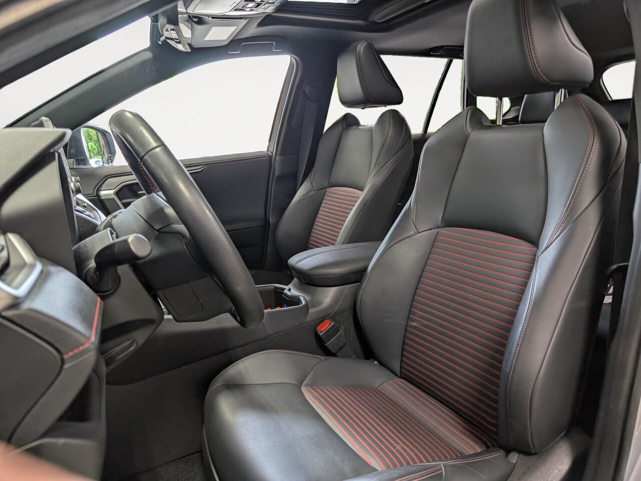 Toyota RAV4 Prime XSE PRIME-HYBRIDE BRANCHABLE/SIÈGES CHAUFFANTS/TOIT OUVRANT/VOLANT CHAUFFANT/AC BIZONE 2022 Gris Sherbrooke - photo #6