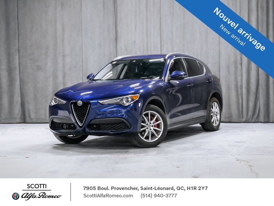 2018 Alfa Romeo Stelvio Ti BARRE DE TOIT DÉMARREUR A DISTANCE Blue