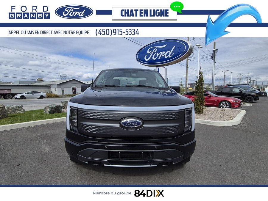 Ford F-150 Lightning XLT, 386KM XLT, 4RM, 5,5 pi, AUTONOMIE 386KM 2023 Noir
