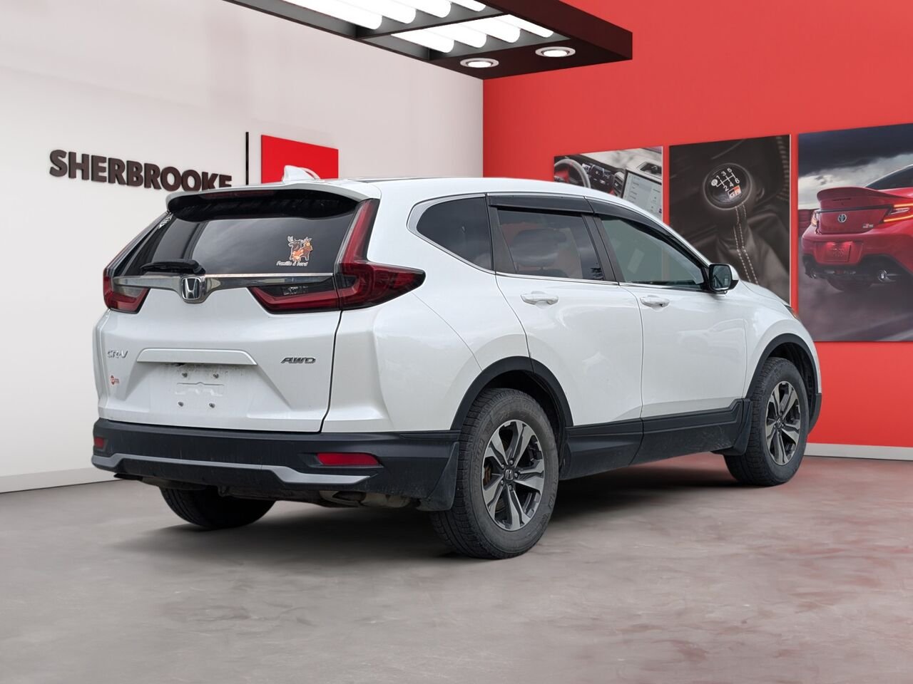 Honda CR-V LX/SIÈGES CHAUFFANTS/CAMÉRA DE RECUL/BLUETOOTH/AC/VITRES ÉLECTRIQUES 2021 Blanc Sherbrooke - photo #2