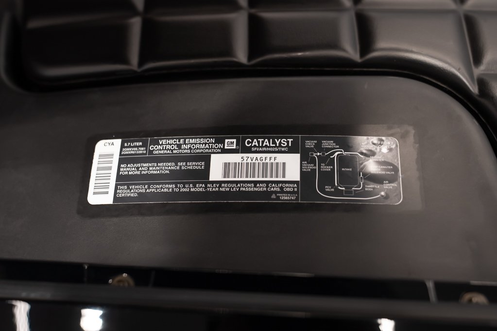 2002 Chevrolet Corvette Black Montreal - photo #34