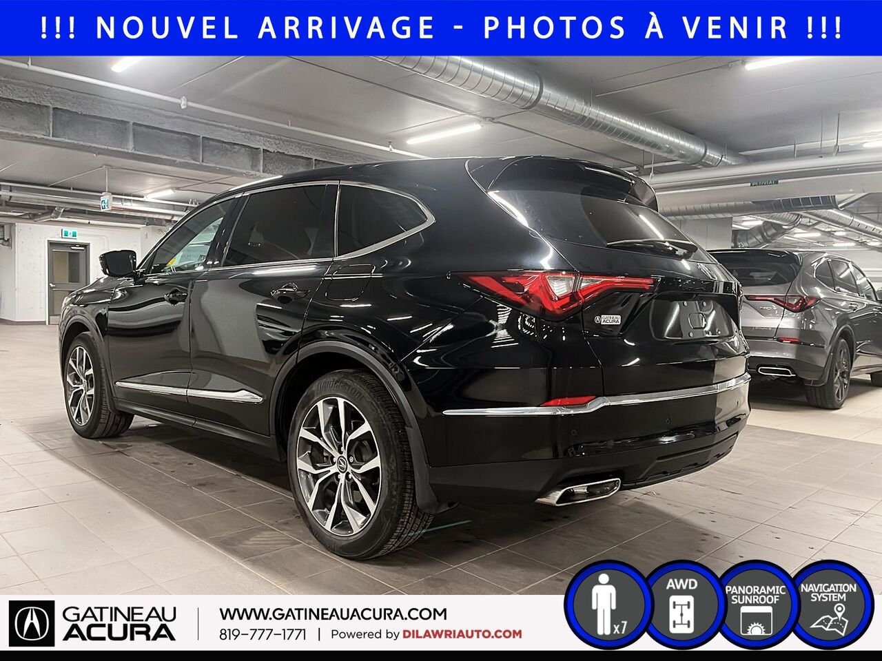 2024 Acura MDX Tech SH-AWD Black Gatineau - photo #6