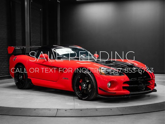 2009 Dodge Viper 2009 Red