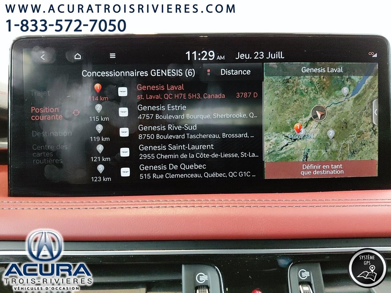 Genesis G70 3.3T AWD 2022 Gris Trois-Rivières - photo #21