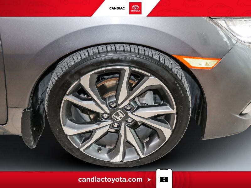 Honda Civic TA04057 | TOURING - BAS KM - TOIT OUVRANT 2020 Gris Laval - photo #34