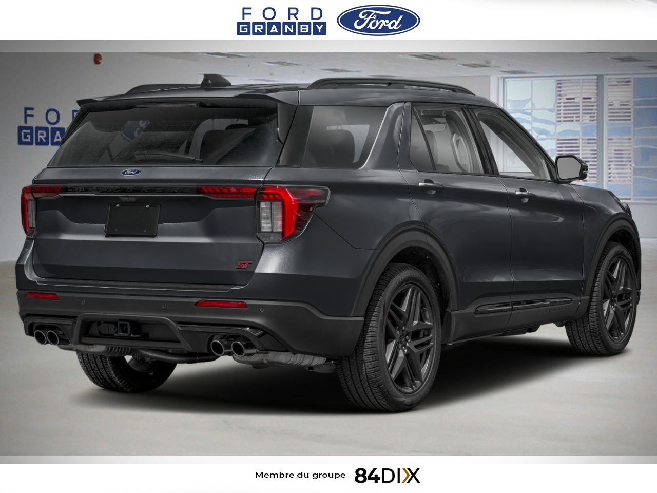 2026 Ford Explorer Agate Black Metallic Granby - photo #1